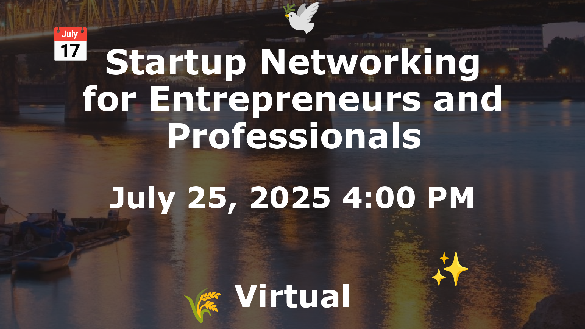 Startup Networking for Entrepreneurs and Professionals event image